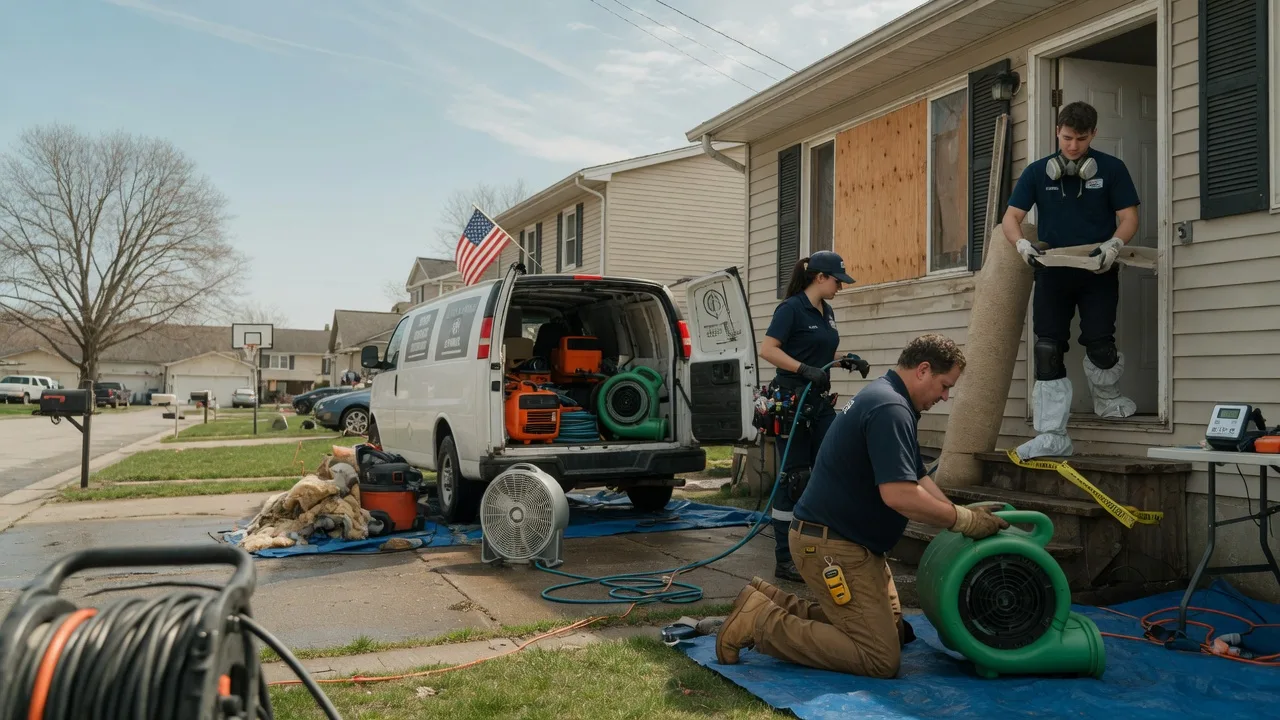 Water Damage Restoration in Tiona, PA near me